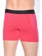 Boxer rouge fleuri E644F33