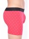 Boxer rouge fleuri E644F33