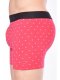 Boxer rouge fleuri E644F33