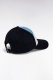 Casquette en twill de coton tricolore badge