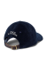 Casquette Velours marine logo multicolors
