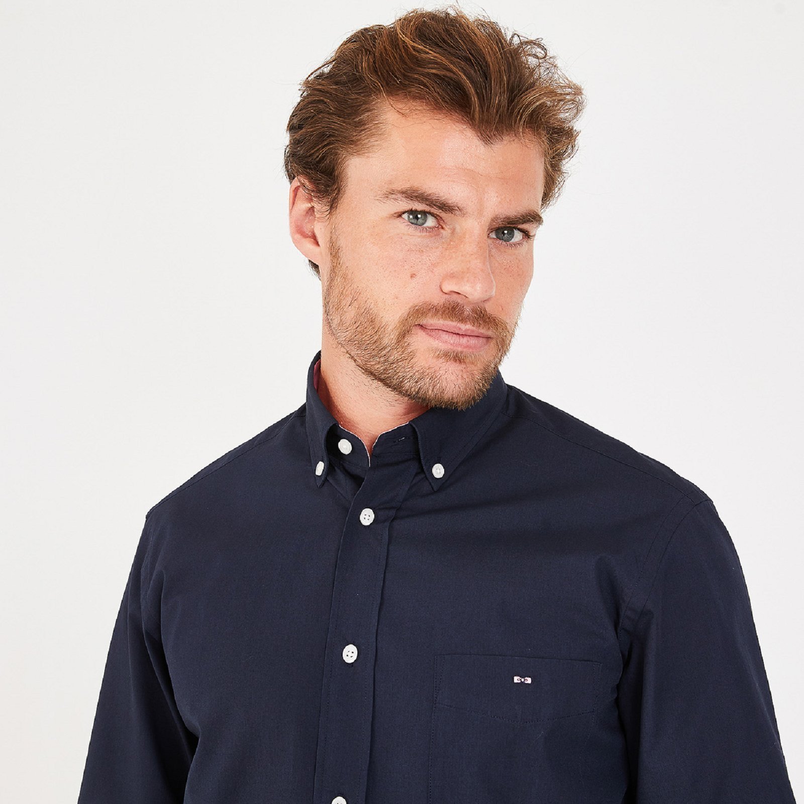 Chemise Homme Camouflage Et Cerf - Manches Contrastées, Manches Longues, Boutonnée | Pour Plein Air, Chasse, Style Décontracté