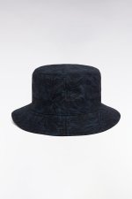 Bob r�versible en twill de coton imprim� marine