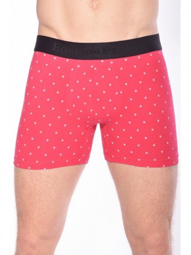 Boxer rouge fleuri E644F33