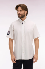 Chemise � manches courtes blanc XV de France