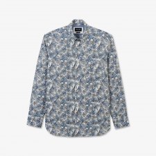 Chemise bleu clair  imprim fleuri
