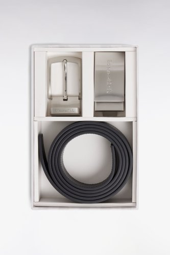 Coffret ceinture en cuir de vachette noir
