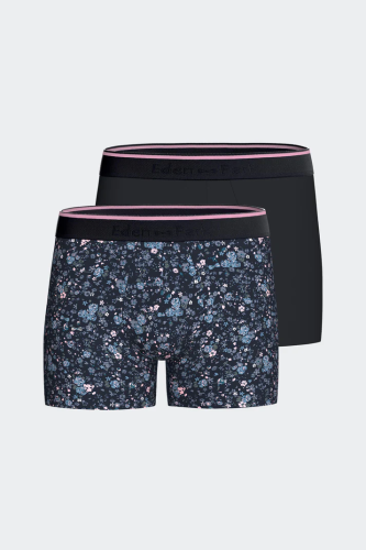 Lot de deux boxers en jersey de coton stretch