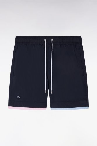 Maillot de bain marine passepoils contrast�s