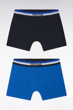 Pack  2 Boxers n jersey de coton stretch unis