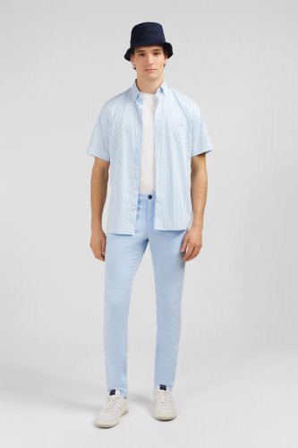 Pantalon chino bleu clair