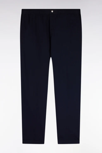 Pantalon en toile de coton marine