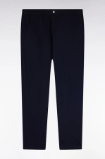 Pantalon en toile de coton marine