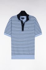 Pull Polo Ray� bleu