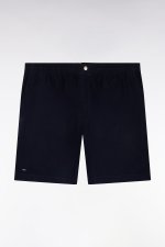 Short en popeline de coton marine
