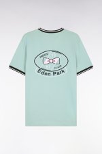 T-shirt � manches courtes en coton vert d'eau