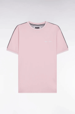 T-shirt en coton rose coupe dcontracte