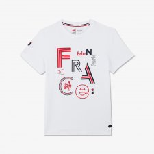 T-shirt FFR blanc imprimé