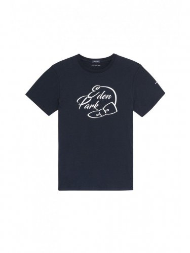 T-shirt slim fit en coton imprim avec signature