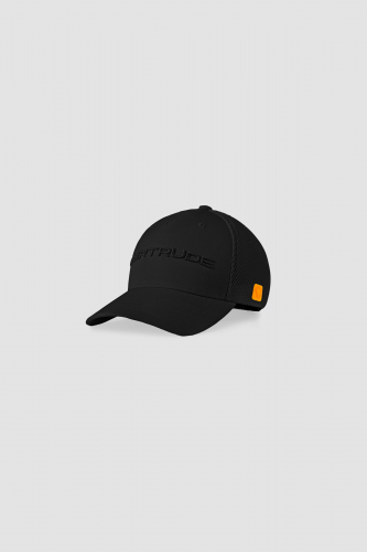 Casquette BENJA trucker bi-mati�re Black