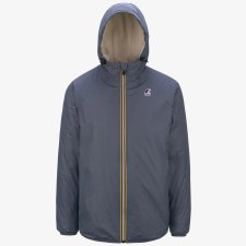 Veste courte unisexe double en polaire bleu