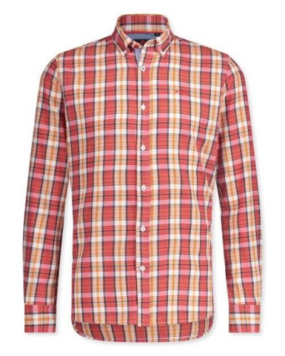 Chemise manches longues rouge