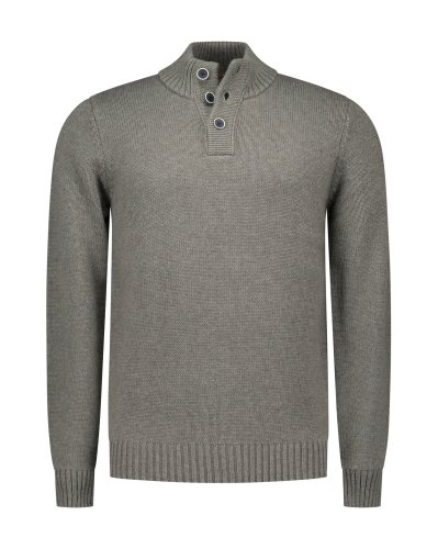 Pull col montant  boutons