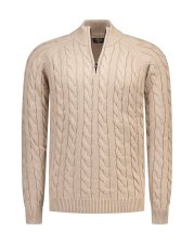 Pull demi zip
