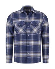 Sur- Chemise  carreaux marine