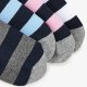 Pack de chaussettes montantes à rayures colorées
