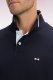Polo � manches courtes en coton marine et kaki