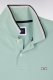 Polo � manches courtes en coton vert d'eau