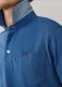 Polo avec poche bleu