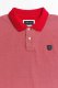 Polo golf Oxford rouge