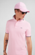 Polo rose manches courtes uni