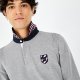 Pull col maillot gris