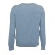 pull col v en coton-soie