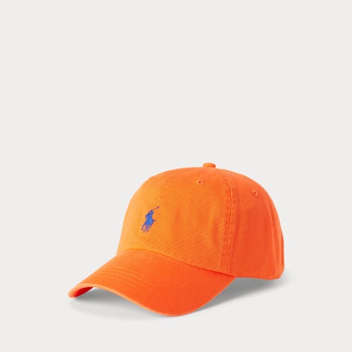 Casquette Unisexe orange logo marine