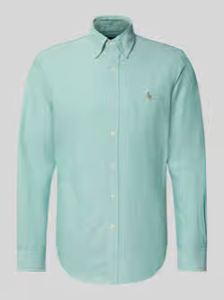 Chemise Oxford logo multicolors
