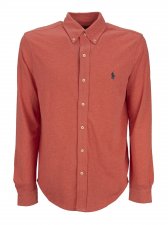Chemise Polo manches longues rose