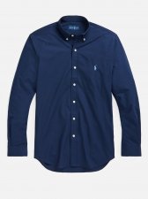 Chemise unie marine