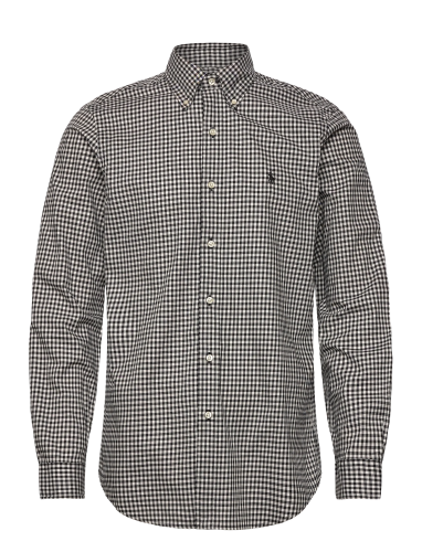 Chemise vichy en noir et blanc