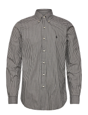 Chemise vichy en noir et blanc