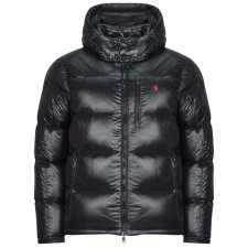 Doudoune BrillanteBlack Glossy logo rouge