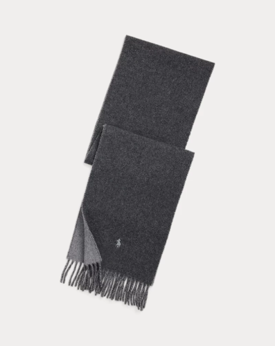 Echarpe gris clair et gris