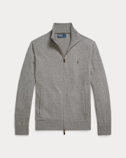 Gilet Zippe en laine gris