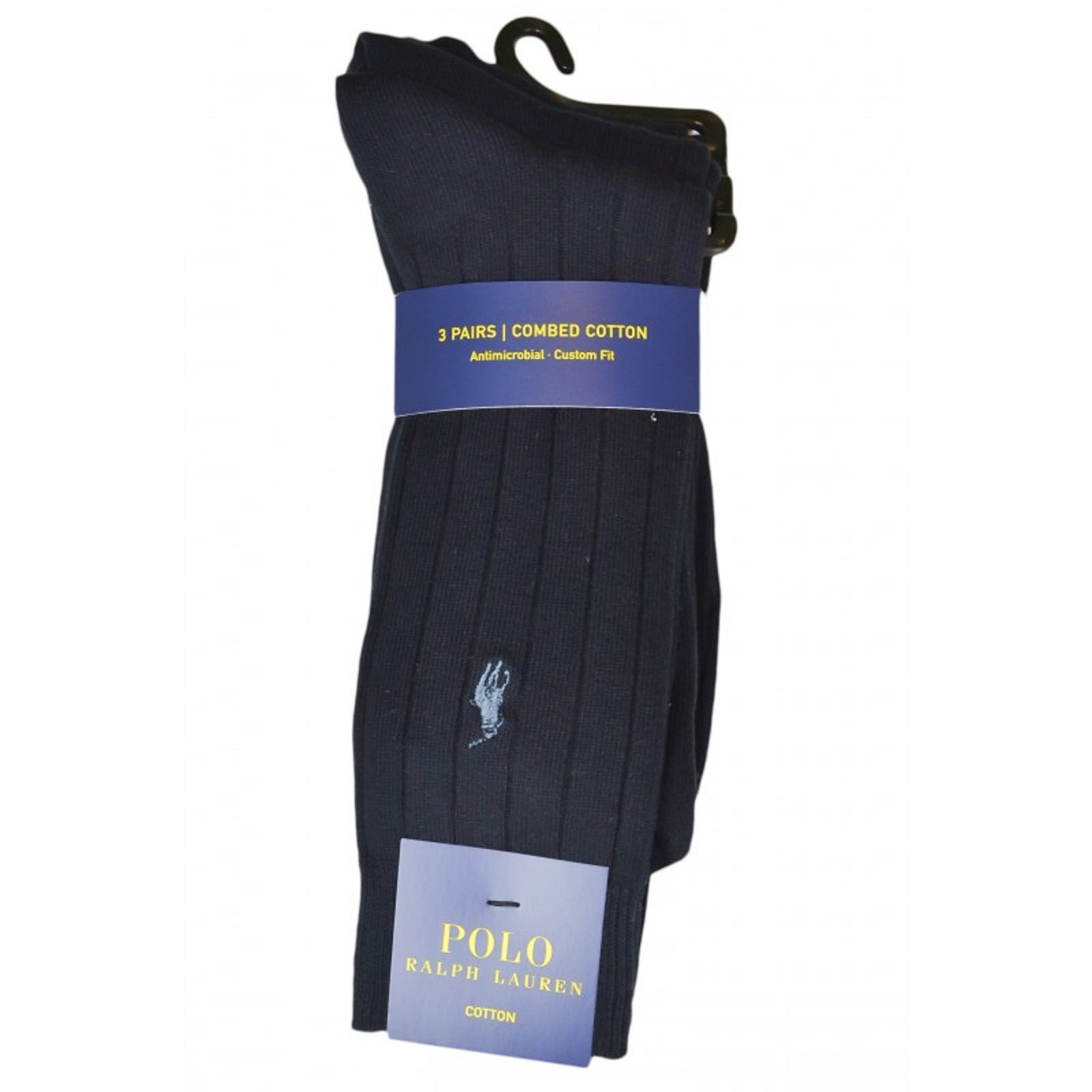 Lauren Chaussettes Ralph De 3 Marine Paires Lot 0Pk8nXwO