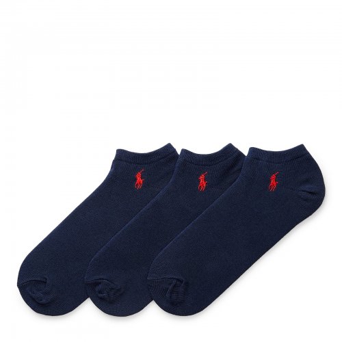 Mini Chausettes marine logo rouge