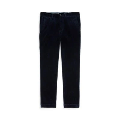 Pantalons velours marine fonc