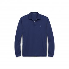 Polo manches longues uni